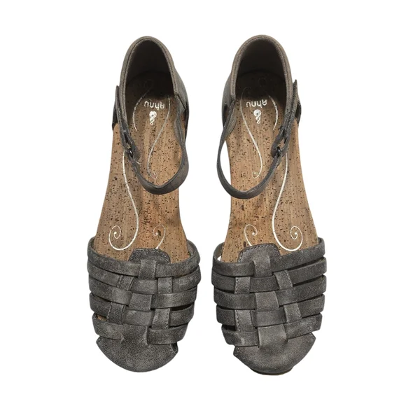 Ahnu Malini Sandals Mesa Taupe Gray - Picture 3 of 9